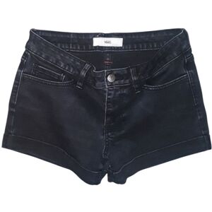 Vans Black Cuffed Jean Shorts. Women's Size: 3/26.